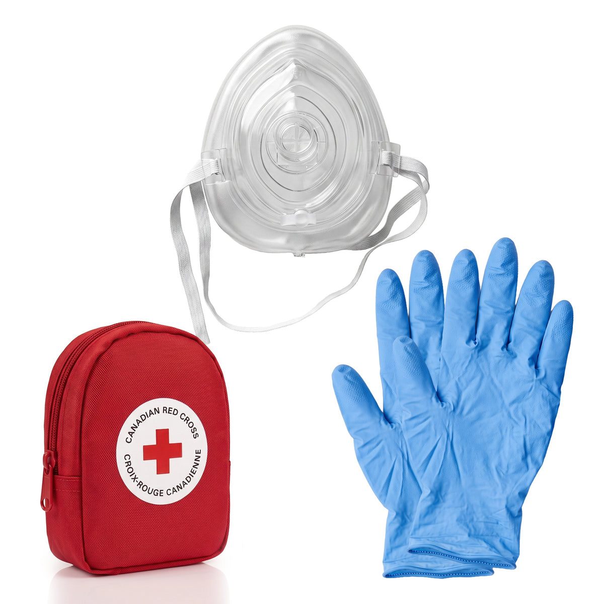 Canadian Red Cross CPR kit contents - official supplier photograph