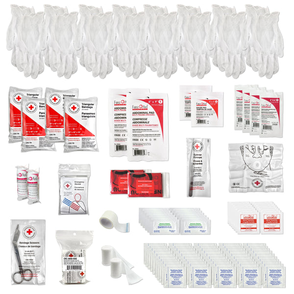 Canadian Red Cross Type 2 Medium refill supplies only, no bag or case