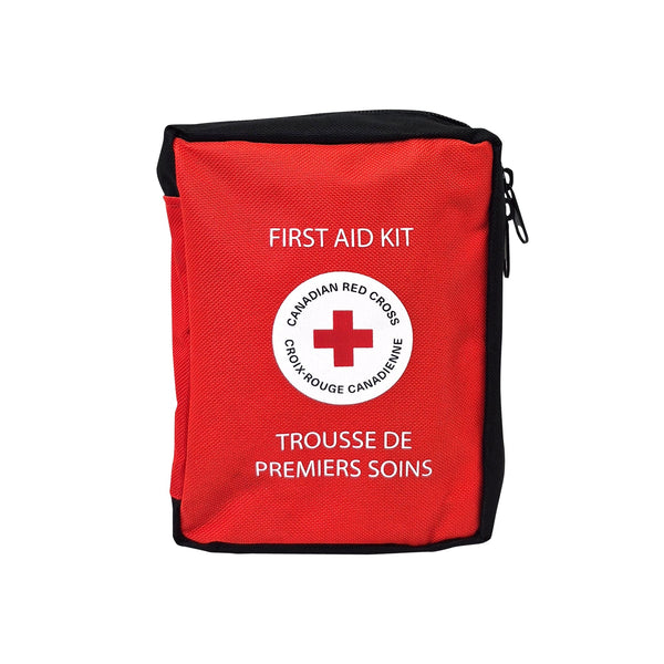 Canadian Red Cross Type 1 Personal First Aid Kit in nylon bag — actual supplier photograph